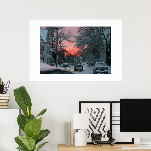 Sturmende Poster (Heimbüro)