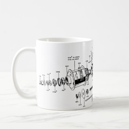 Sturmey-Bogenschütze Drei-Geschwindigkeit Tasse (Links)