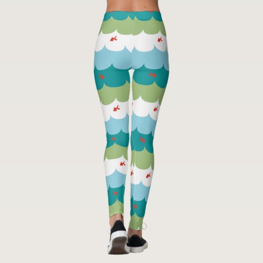 Sturmfisch Leggings (Rückseite)