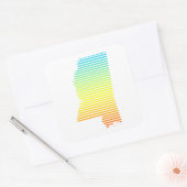 Sturmflug Quadratischer Aufkleber (Umschlag)