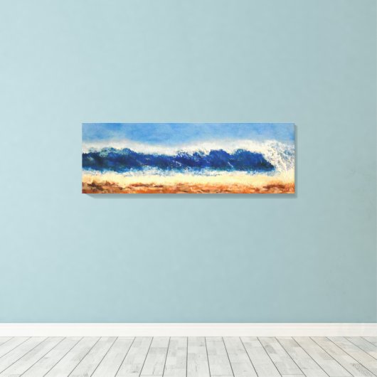 Sturmflut Leinwanddruck (Insitu (Holzboden))