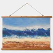 Sturmflut Wandteppich Mit Holzrahmen (Vorderseite 2)