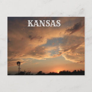 Sturmfluten mit Windmühle POST CARD. Postkarte