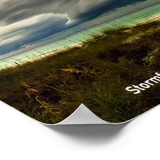 Sturmfront, Laguna Beach, FL Juli 2019 Poster (Ecke)