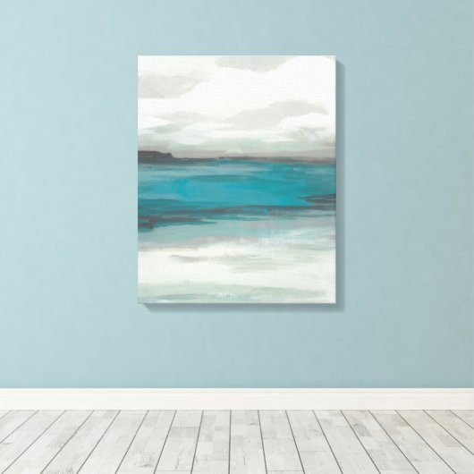 Sturmfront Leinwanddruck (Insitu (Holzboden))