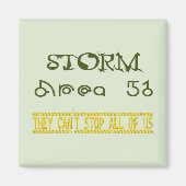 Sturmgebiet 51 magnet (Vorne)