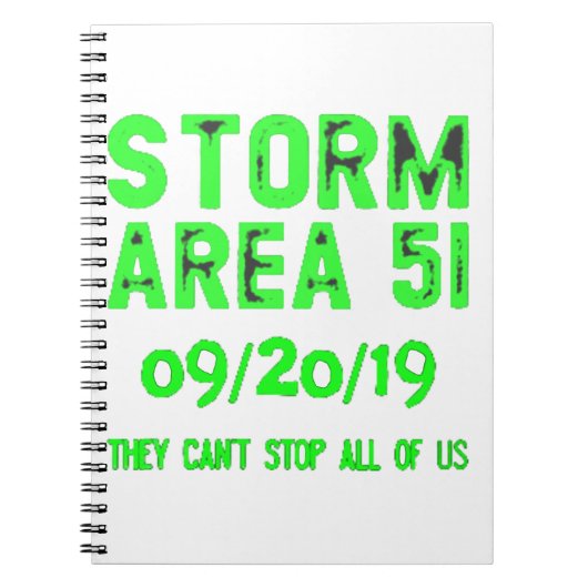 Sturmgebiet 51 notizblock (Vorderseite)