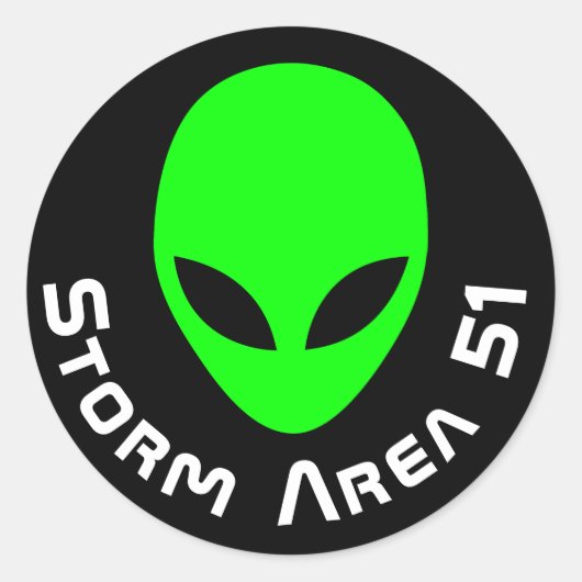 Sturmgebiet 51 runder aufkleber (Vorderseite)