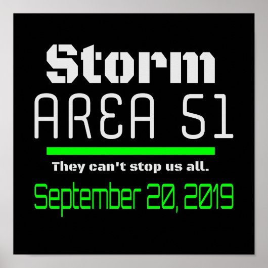 Sturmgebiet 51 September 2019 Poster (Vorne)
