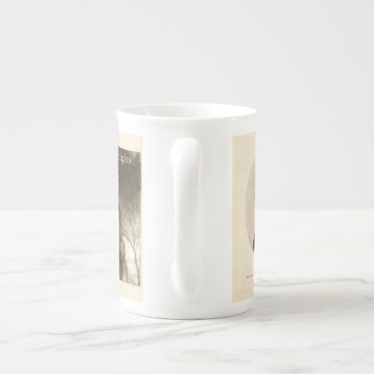 Sturmhöhe-Knochen-China Porzellantasse (Rückseite)