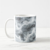 Stürmische graue Himmel Blitz Kaffeetasse (Links)