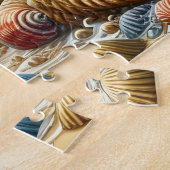 Stürmische Meereswellen Anker Puzzle (Seite)