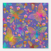 Stürmische Schmetterlinge im Sturmhimmel Tapete (Vorderseite)