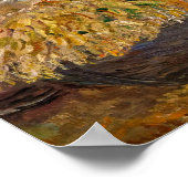 Stürmische See in Étretat | Monet | Poster (Ecke)