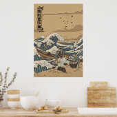 Stürmische See Poster (Küche)