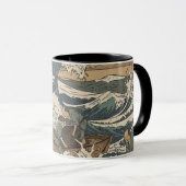 Stürmische See Tasse (VorderseiteRechts)