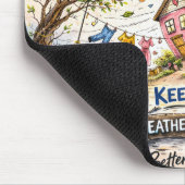 Stürmische Tage-Mauspad Mousepad (Ecke)