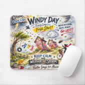 Stürmische Tage-Mauspad Mousepad (Mit Mouse)