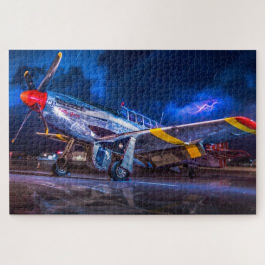 Stürmische Vorflugkontrolle Puzzle (Horizontal)