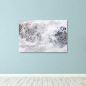 Stürmische Wellen brechen Leinwanddruck (Insitu (Holzboden))