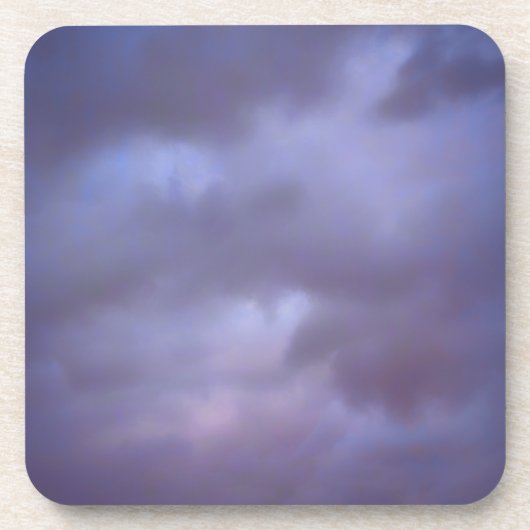 Stürmische Wolken Stoffserviette Getränkeuntersetzer (Vorderseite)