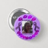 Stürmischer ADHD Bewusstseinsknopf (kundengerecht) Button (Vorne & Hinten)