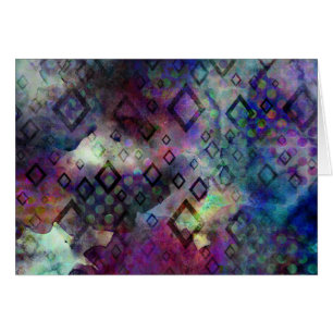 Stürmischer bunter Watercolor abstrakt mit