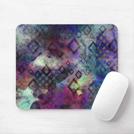 Stürmischer bunter Watercolor abstrakt mit Mousepad (Mit Mouse)