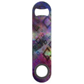 Stürmischer bunter Watercolor abstrakt mit Speedflaschenöffner (Vorderseite)