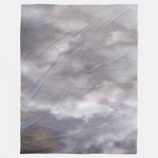 Stürmischer Himmel Fleecedecke (Vorderseite)