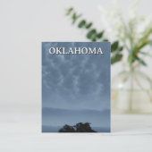 Stürmischer Himmel Oklahoma Postkarte (Stehend Vorderseite)