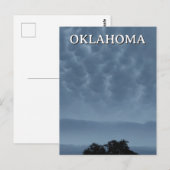 Stürmischer Himmel Oklahoma Postkarte (Vorne/Hinten)