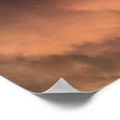 Stürmischer Himmel Poster (Ecke)