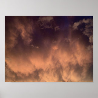 Stürmischer Himmel Poster