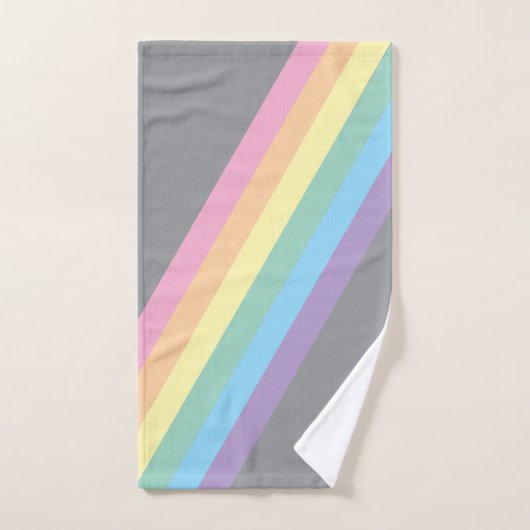 Stürmischer Himmel & Regenbogen-Badehandtücher Badhandtuch Set (Handtuch)