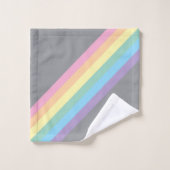Stürmischer Himmel & Regenbogen-Badehandtücher Badhandtuch Set (Waschlappen)