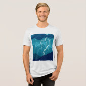 stürmischer Himmel Tri-Blend Shirt (Vorderseite voll)