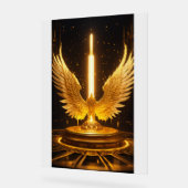 Stürmischer Kristalladler: Der Power des Transf Acrylschild (Winkel)