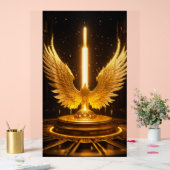 Stürmischer Kristalladler: Der Power des Transf Acrylschild (Hochzeit)