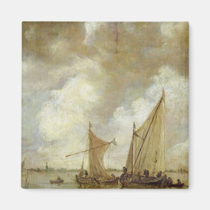 Stürmischer Meerblick, 1655 Magnet