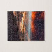 Stürmischer Sonnenuntergang Puzzle (Horizontal)