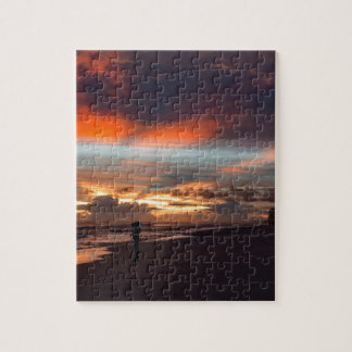 Stürmischer Sonnenuntergang Puzzle
