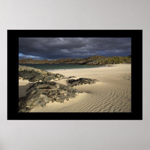 Stürmischer Strand Poster