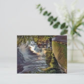 Stürmischer Tag Postkarte (Stehend Vorderseite)