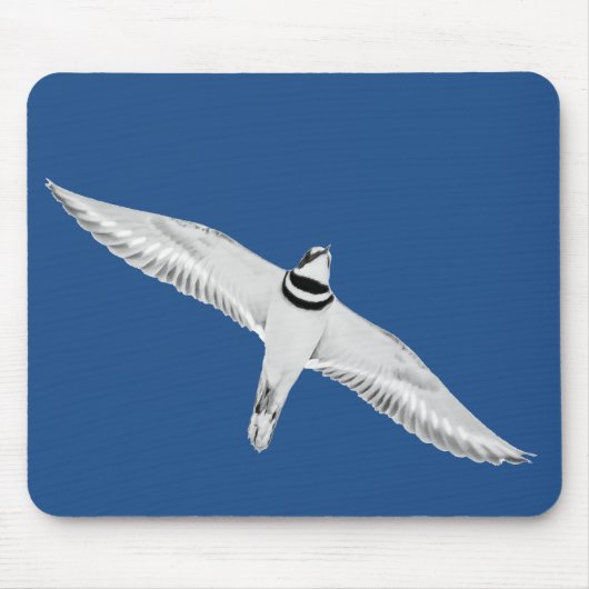 Stürmischer Tod auf blau Mousepad (Vorne)