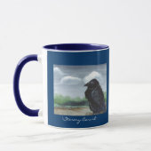 "Stürmisches Corvid" Tasse (Links)