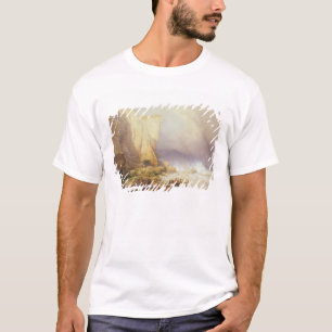 Stürmisches Wetter, klärenSeaton Klippen T-Shirt