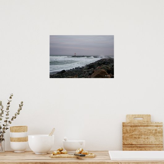 Sturmküste Poster (Küche)