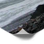 Sturmküste Poster (Ecke)