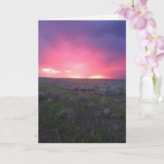 Sturmlicht Karte (Orchidee)